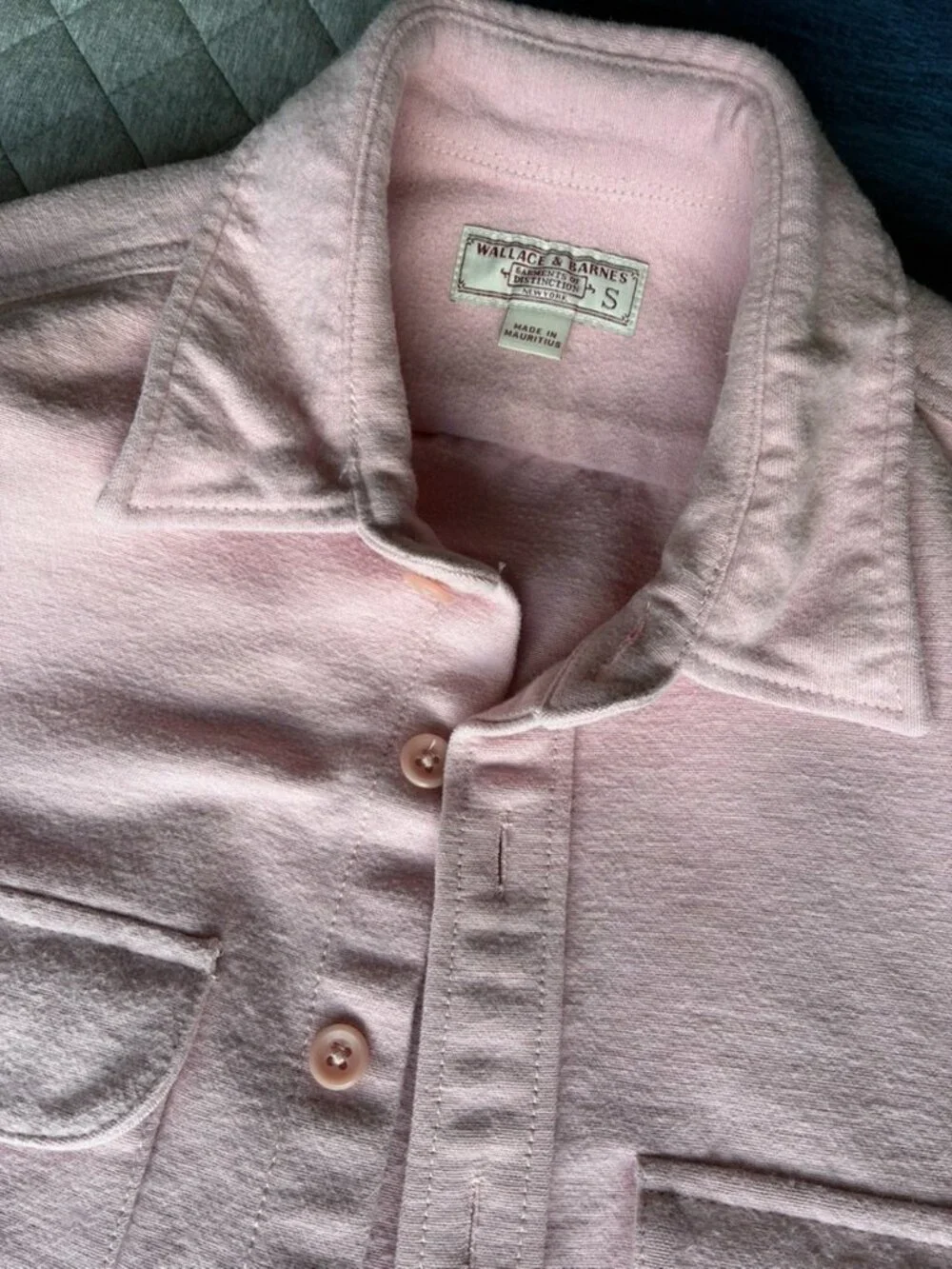 J. Crew Chamois Shirt Pink - Men's Size Small. Wallace & Barnes. Nice Shape